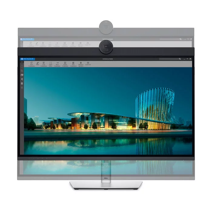 Monitor (จอมอนิเตอร์) Dell UltraSharp U3224KB - 31.5" (IPS, HDMI, Mini DP, Thunderbolt 4 KVM) 6K 60Hz - Image 3