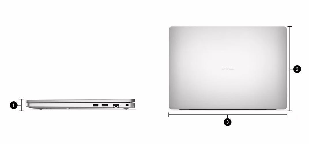 Notebook DELL Pro 16 PC16250 โน๊ตบุ๊ค 16 นิ้ว-c04