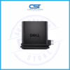 Dell Pro 4-in-1 USB-C Travel Hub DA225 สีดำ ขนาดเล็ก แสดงพอร์ต HDMI, USB-C และ USB-A สำหรับโน๊ตบุ๊คพกพา