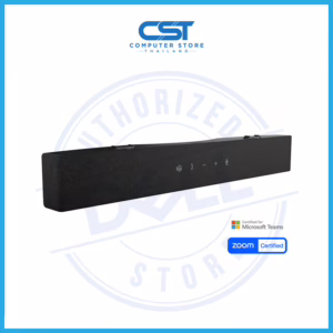 ลำโพง Soundbar Dell Pro Premium Conferencing SB725 สีดำ ติดตั้งใต้จอภาพ สำหรับประชุมออนไลน์ ตัดเสียงรบกวน AI